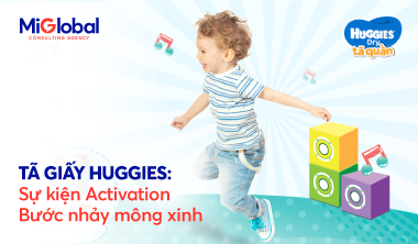 Tã giấy Huggies: Sự kiện Activation Bước nhảy mông xinh